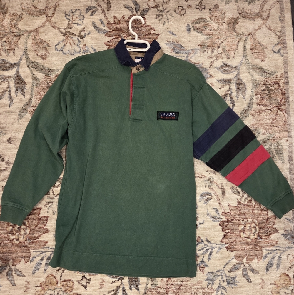 Tommy Hilfiger Outdoors 90's Rugby Longsleeve Mens S